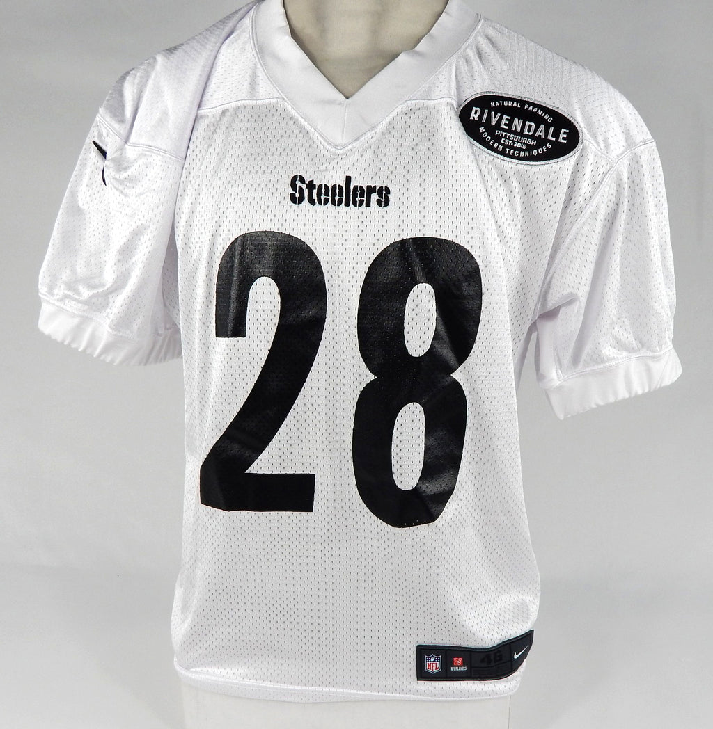 2019 Pittsburgh Steelers Mike Hilton #28 Game Issued White Practice Jersey 80