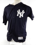 2018 New York Yankees Raynel Espinal #98 Game Used Navy Jersey ST Patch 46 0