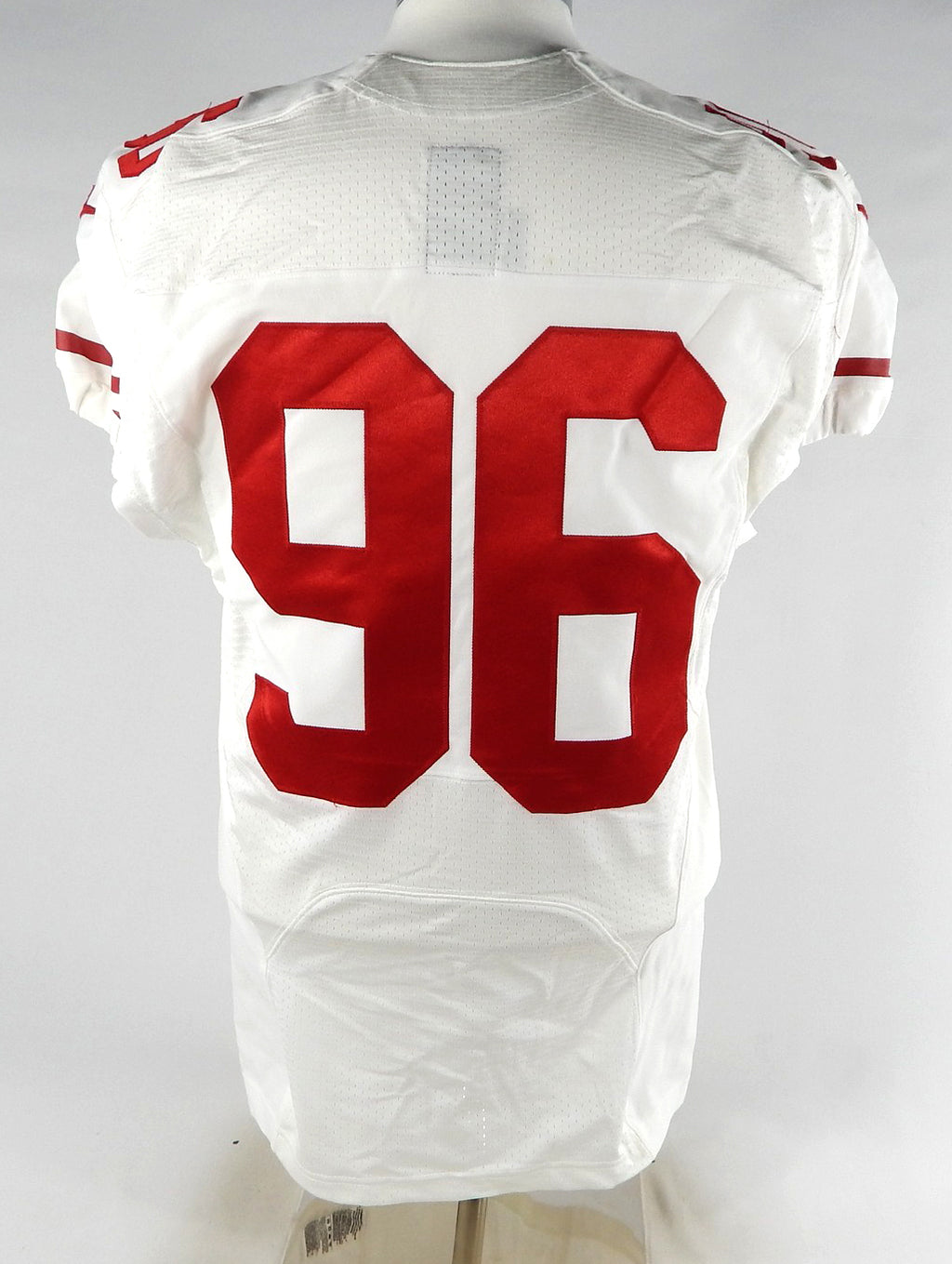 2013 San Francisco 49ers #96 Game Issued White Jersey 44 713 Pic2