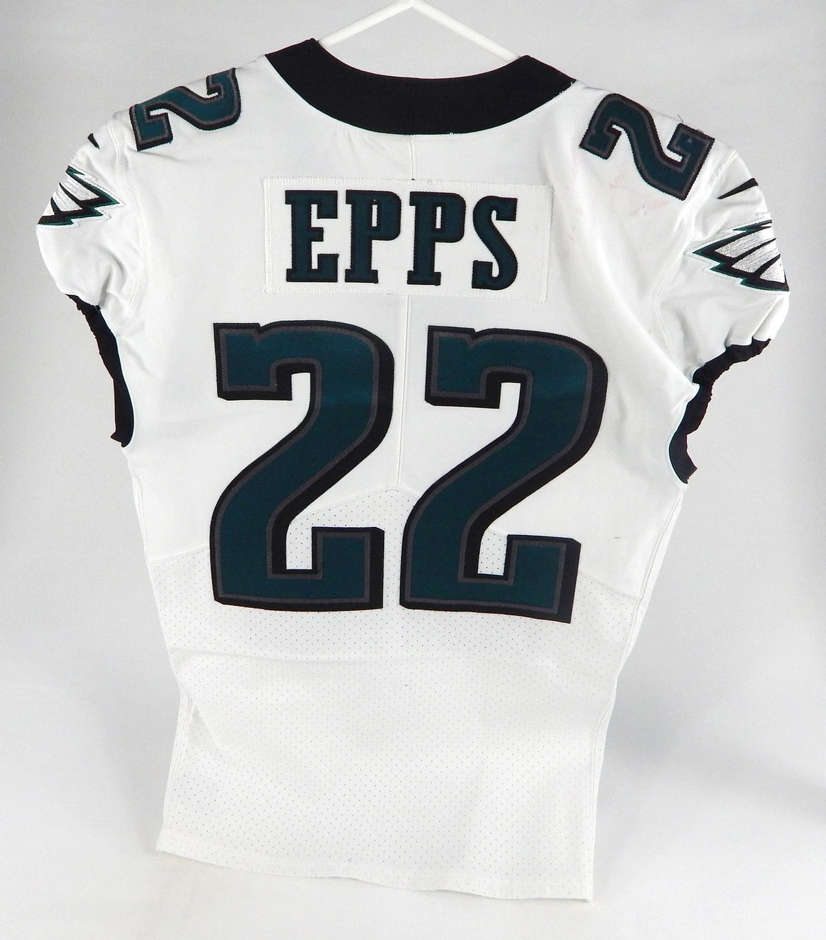 2018 Philadelphia Eagles Marcus Epps #22 Game Used White Jersey 40 DP71310