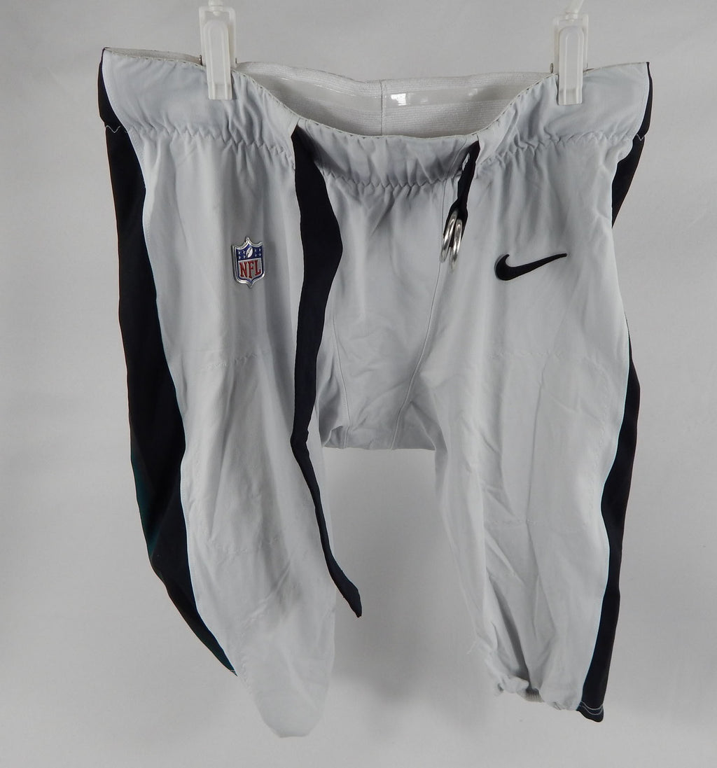 2024 Philadelphia Eagles Cam Jurgens #51 Game Used White Pants 40 545