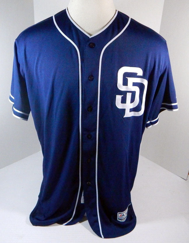 2018 San Diego Padres Jose Castillo #65 Game Used Navy Jersey SDP1083 Pic2