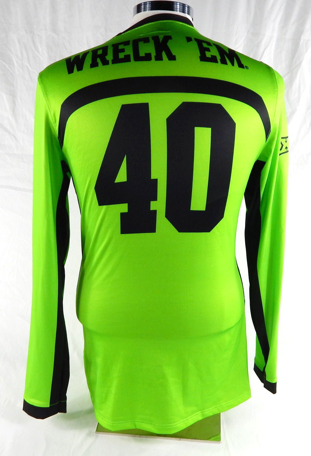 2020 Texas Tech Red Raiders #40 Game Used Green Jersey Womens Soccer M 726 Pic2