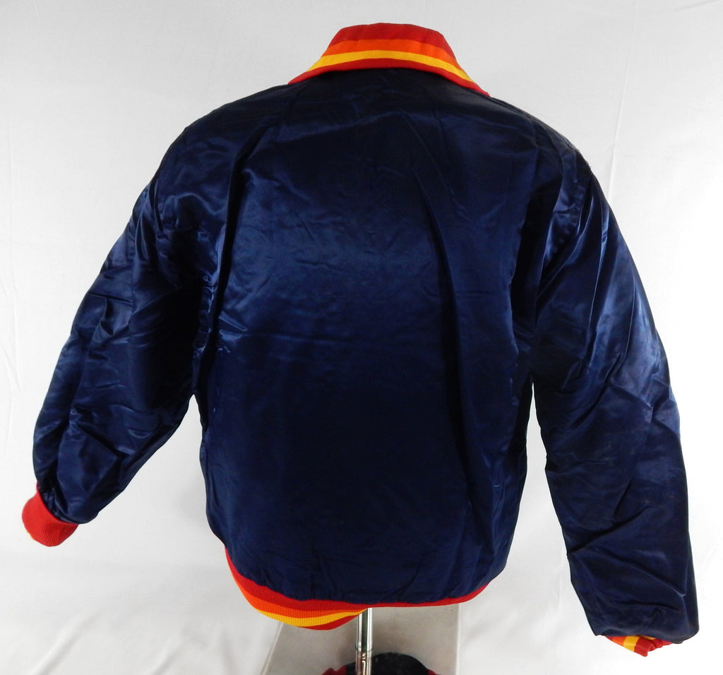 Houston Astros Tolman #23 Game Used Navy Bench Jacket L 123 Pic2