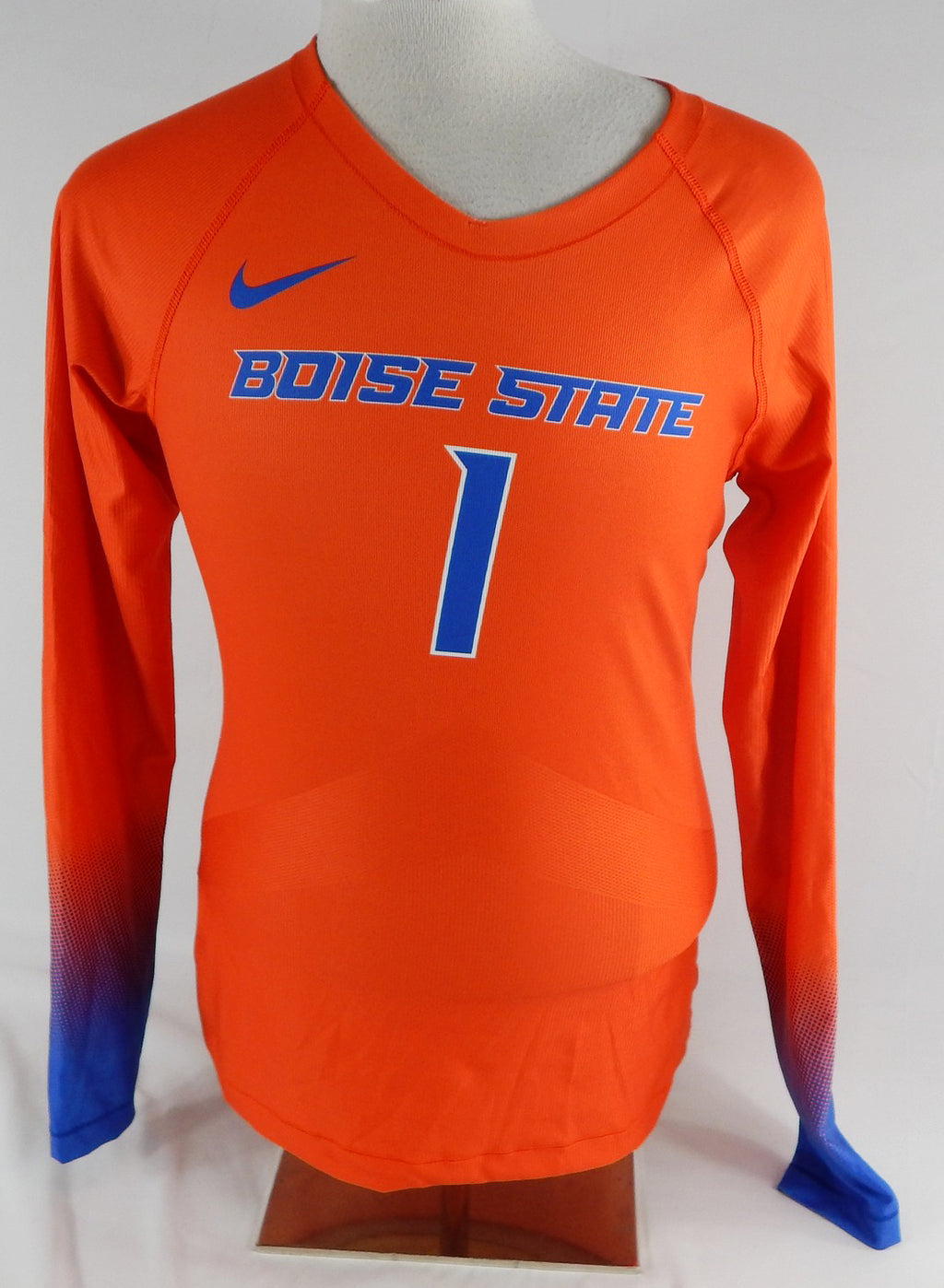 2022 Boise State Broncos #1 Game Used Orange Jersey Volleyball M 751