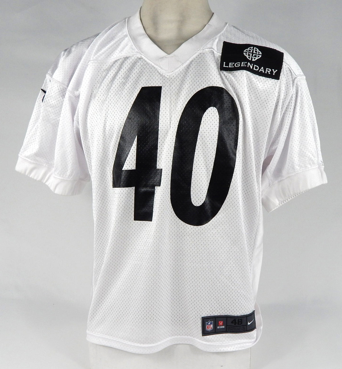 2013 Pittsburgh Steelers Ross Ventrone #40 Game Issued White Practice Jersey 5
