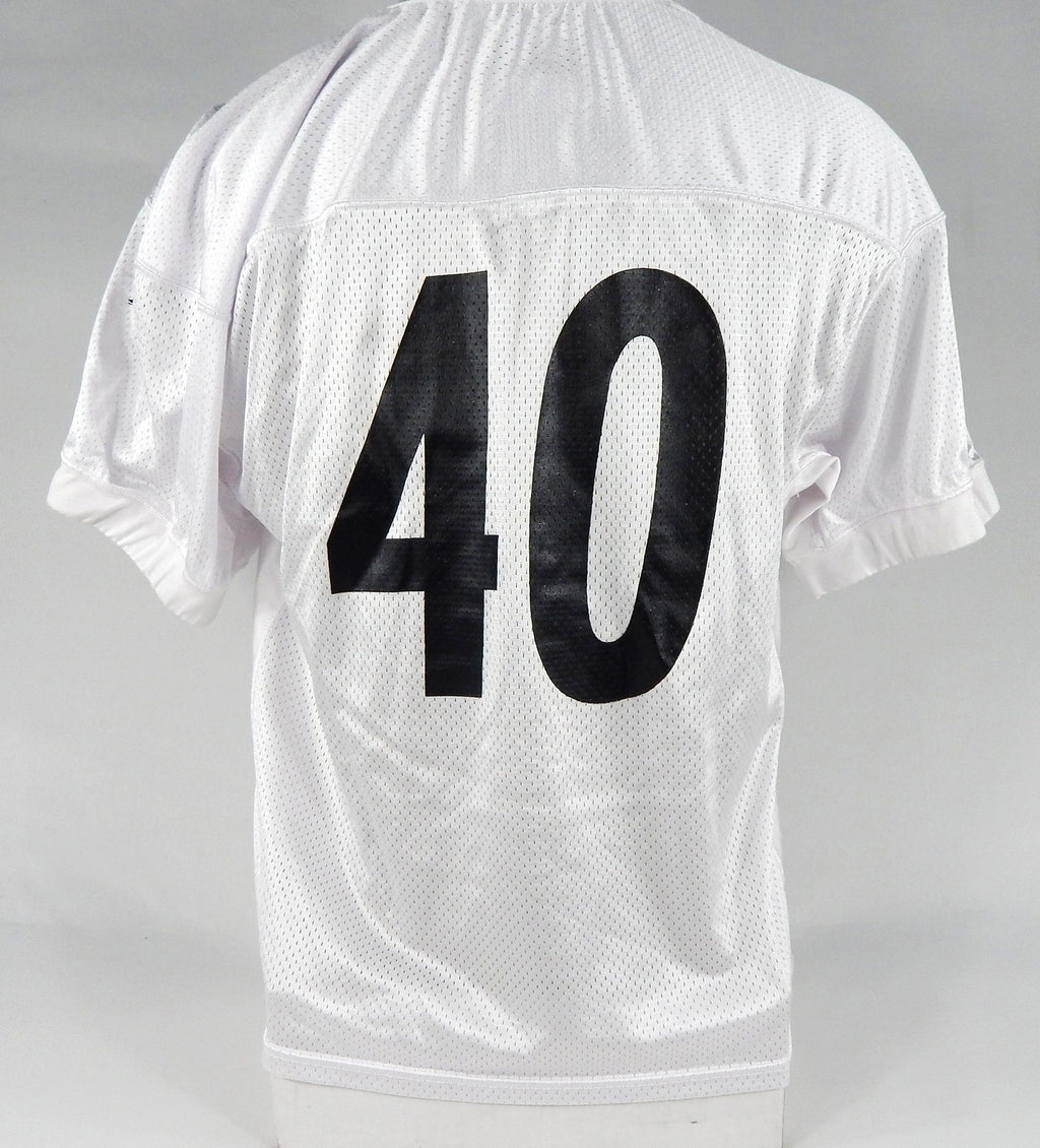 2013 Pittsburgh Steelers Ross Ventrone #40 Game Issued White Practice Jersey 5 Pic2
