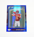 2024 Donruss Optic Rated Rookie Blue Hyper Prizm Jayden Daniels RC #248