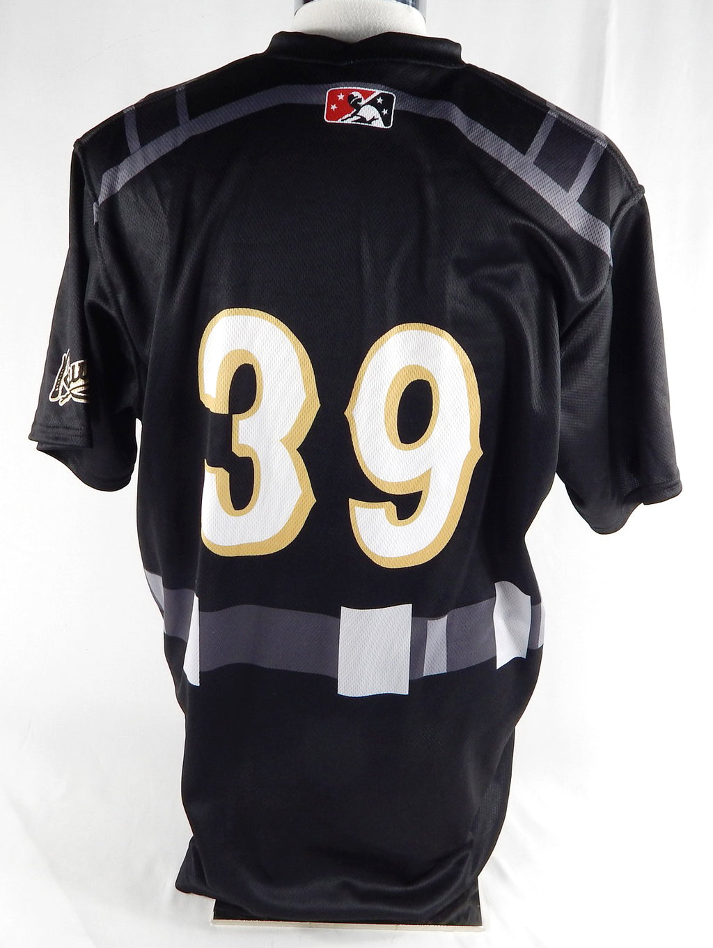 2022 Visalia Rawhide #39 Game Used Black Jersey Police Officer Night 48 011 Pic2