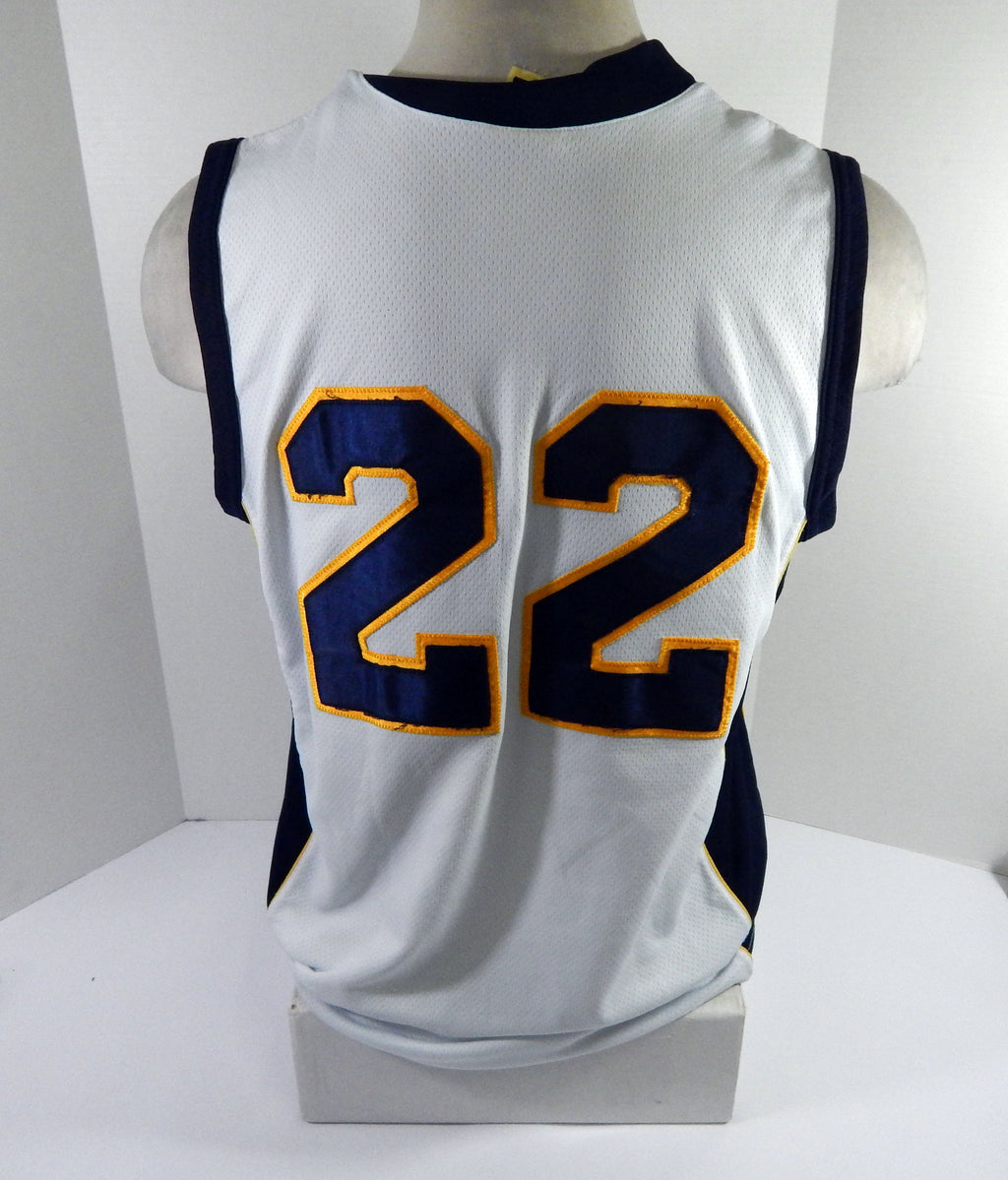 LaSalle Explorers #22 Game Issued White Jersey Football DP64561 Pic2