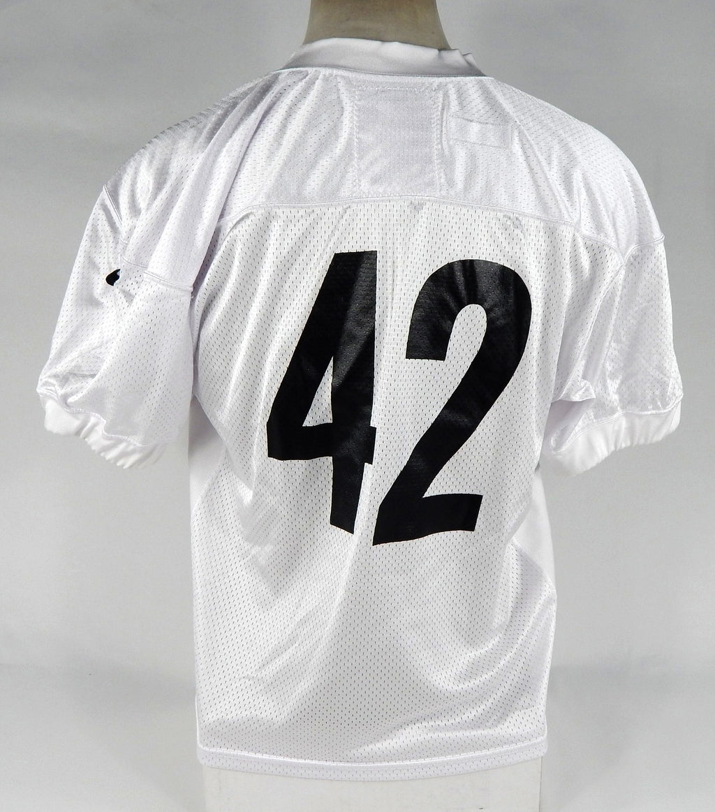 2019 Pittsburgh Steelers Ralph Webb #42 Game Issued White Practice Jersey 48 8 Pic2