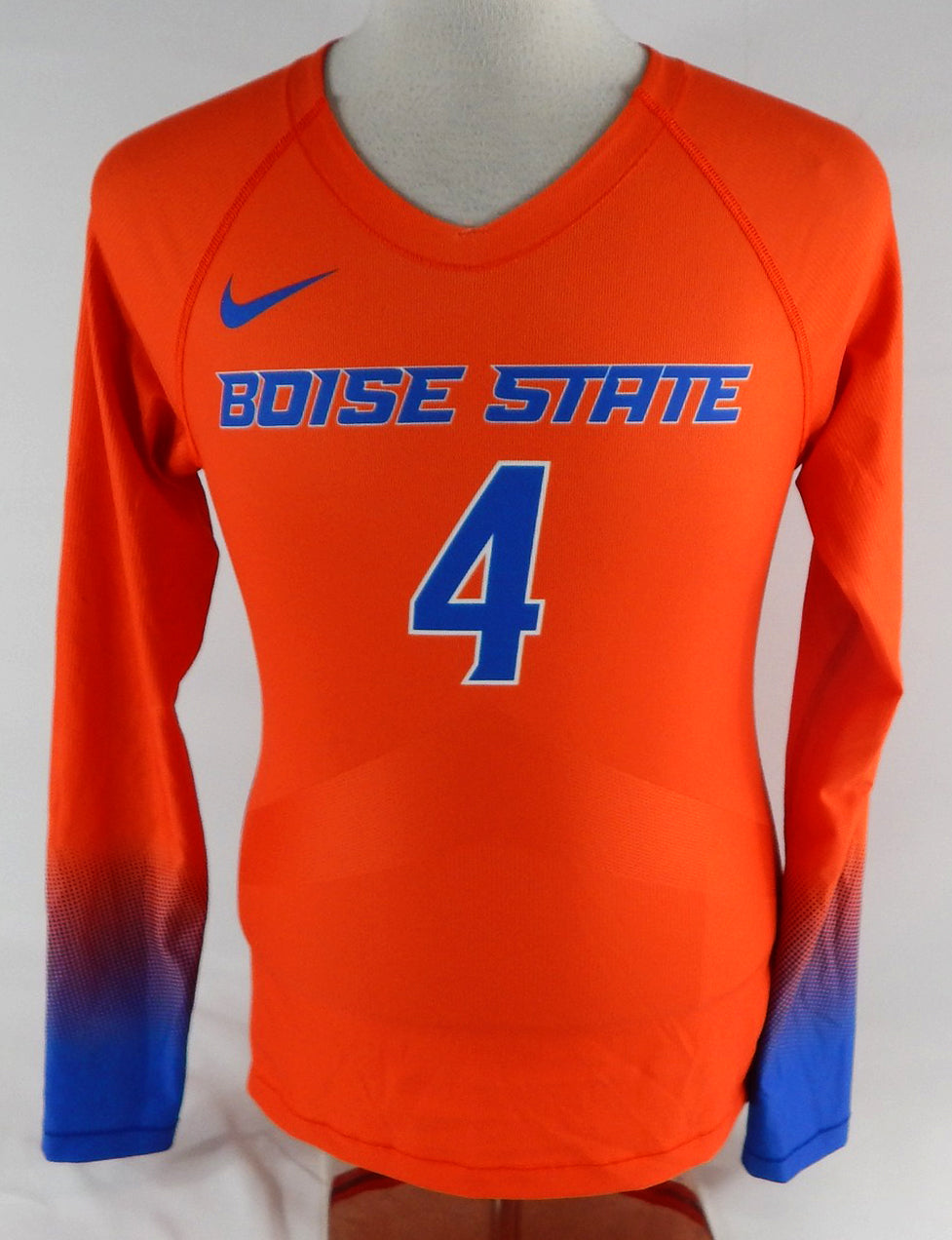 2022 Boise State Broncos #4 Game Used Orange Jersey Volleyball M 755