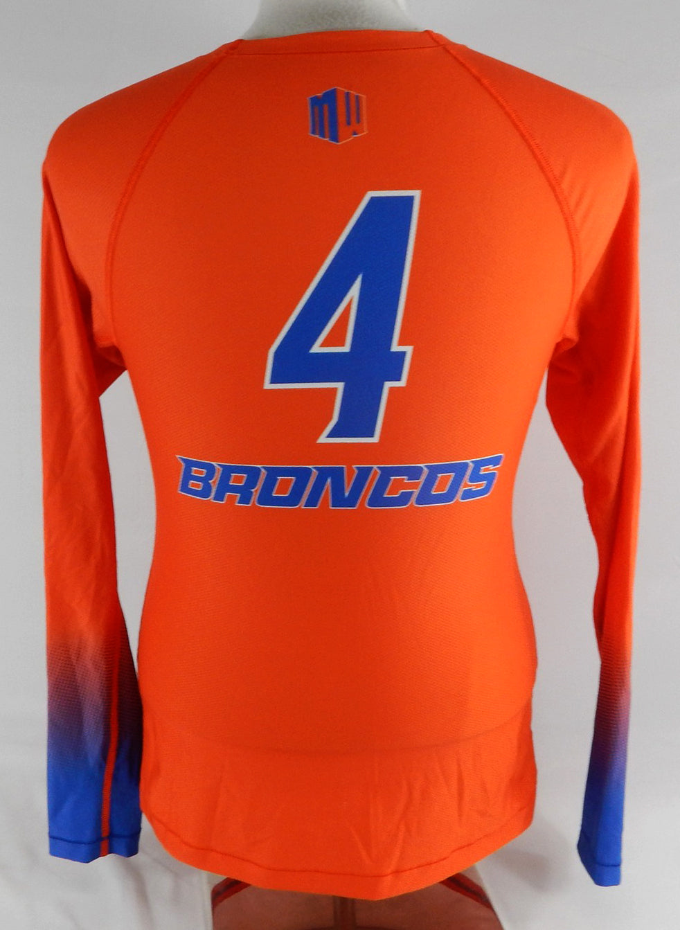 2022 Boise State Broncos #4 Game Used Orange Jersey Volleyball M 755 Pic2
