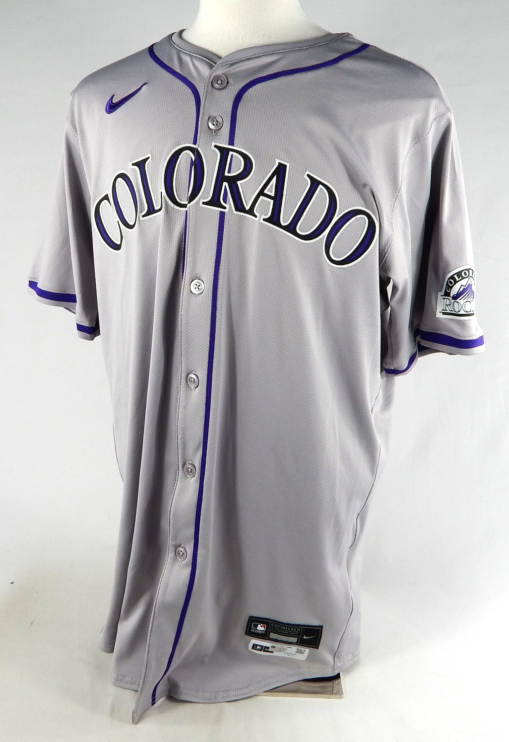 2024 Colorado Rockies Bud Black #42 Game Issued Grey Jersey Jackie Robinson 6 Pic2