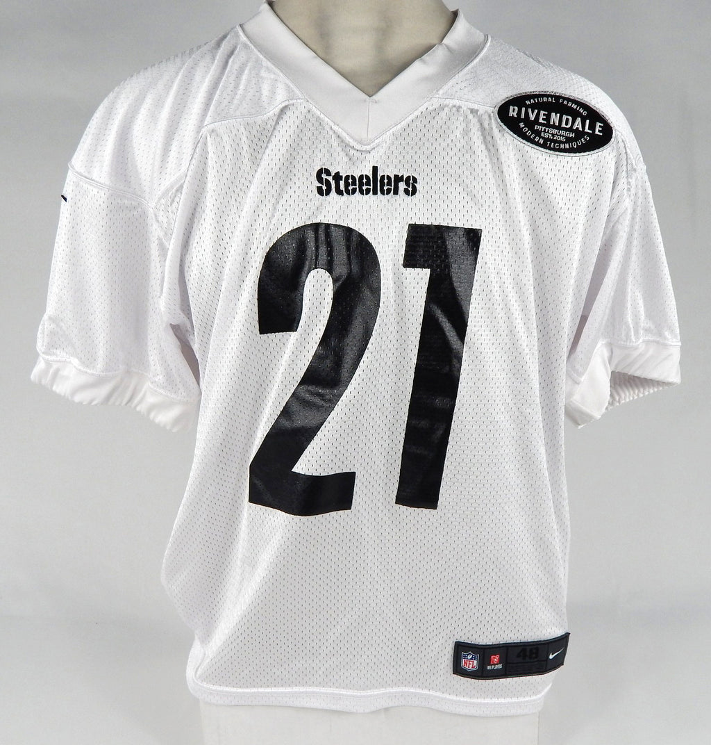 2019 Pittsburgh Steelers Sean Davis #21 Game Issued White Practice Jersey 48 9