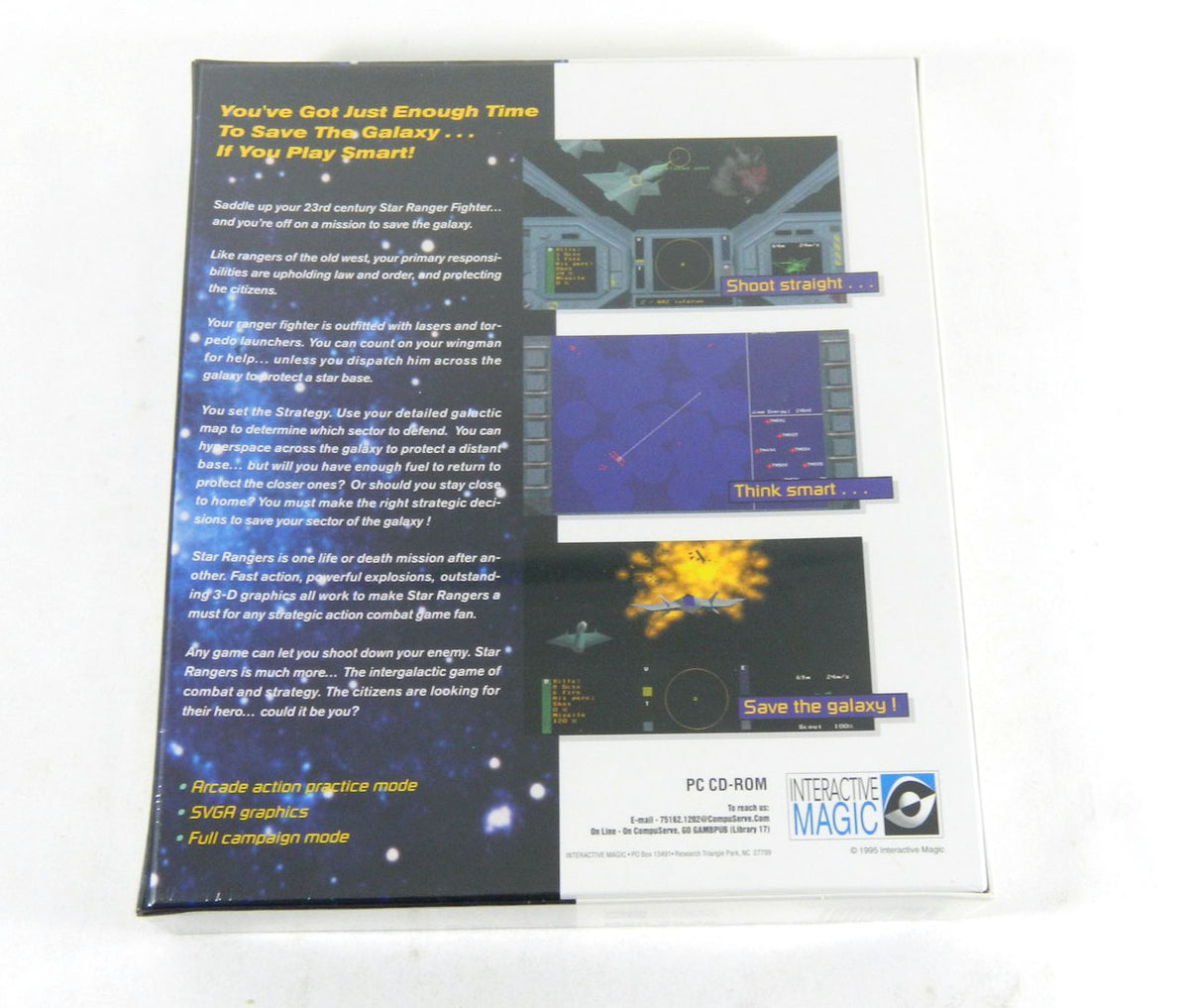 1995 Interactive Magic Star Rangers PC CD-ROM Game NIB Pic2
