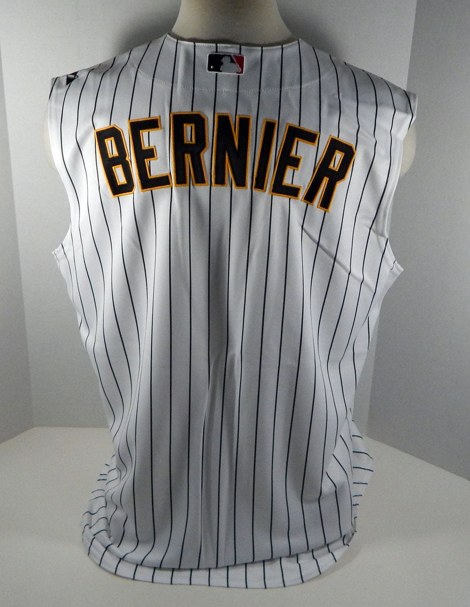 2010 Pittsburgh Pirates Doug Bernier # Game Issued White Vest Jersey  PITT33040