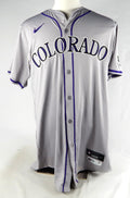 2024 Colorado Rockies Anthony Molina #42 Game Used Grey Jersey Jackie Robinson 8