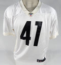 2012 Pittsburgh Steelers #41 Game Issued White Practice Jersey 48 DP66891