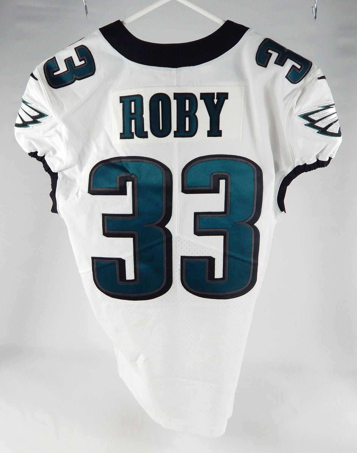 2021 Philadelphia Eagles Bradley Roby #33 Game Used White Jersey 40 DP71316