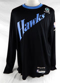 2024-25 Atlanta Hawks Onyeka Okongwu #17 Game Used Black Shooting Shirt City 7