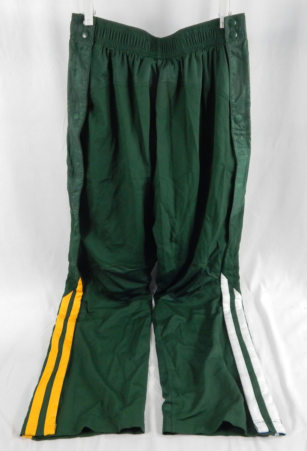 2011-12 Utah Jazz #28 Game Issued Green Warm Up Pants XL+2 395 Pic2