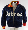 Houston Astros #45 Game Used Navy Bench Jacket 130