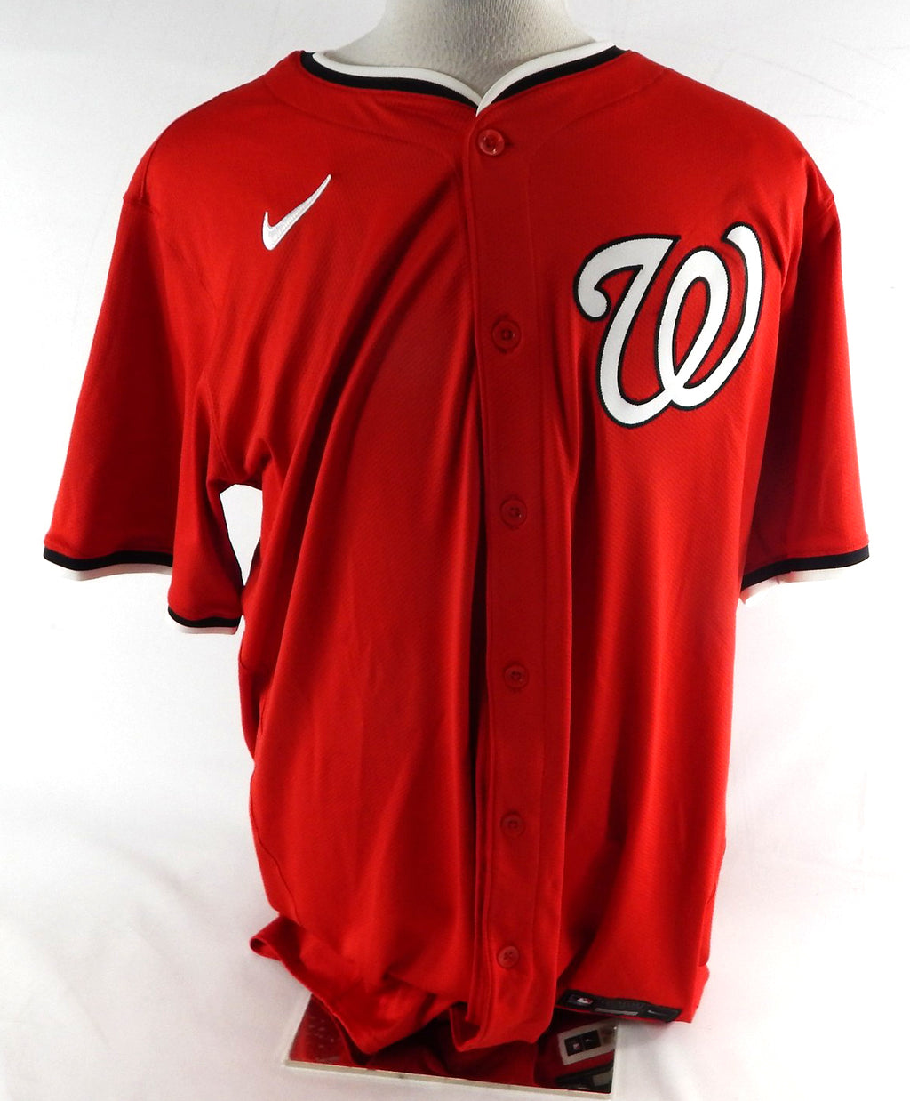 2025 Washington Nationals Josh Bell #19 Game Issued Red Jersey 50 169