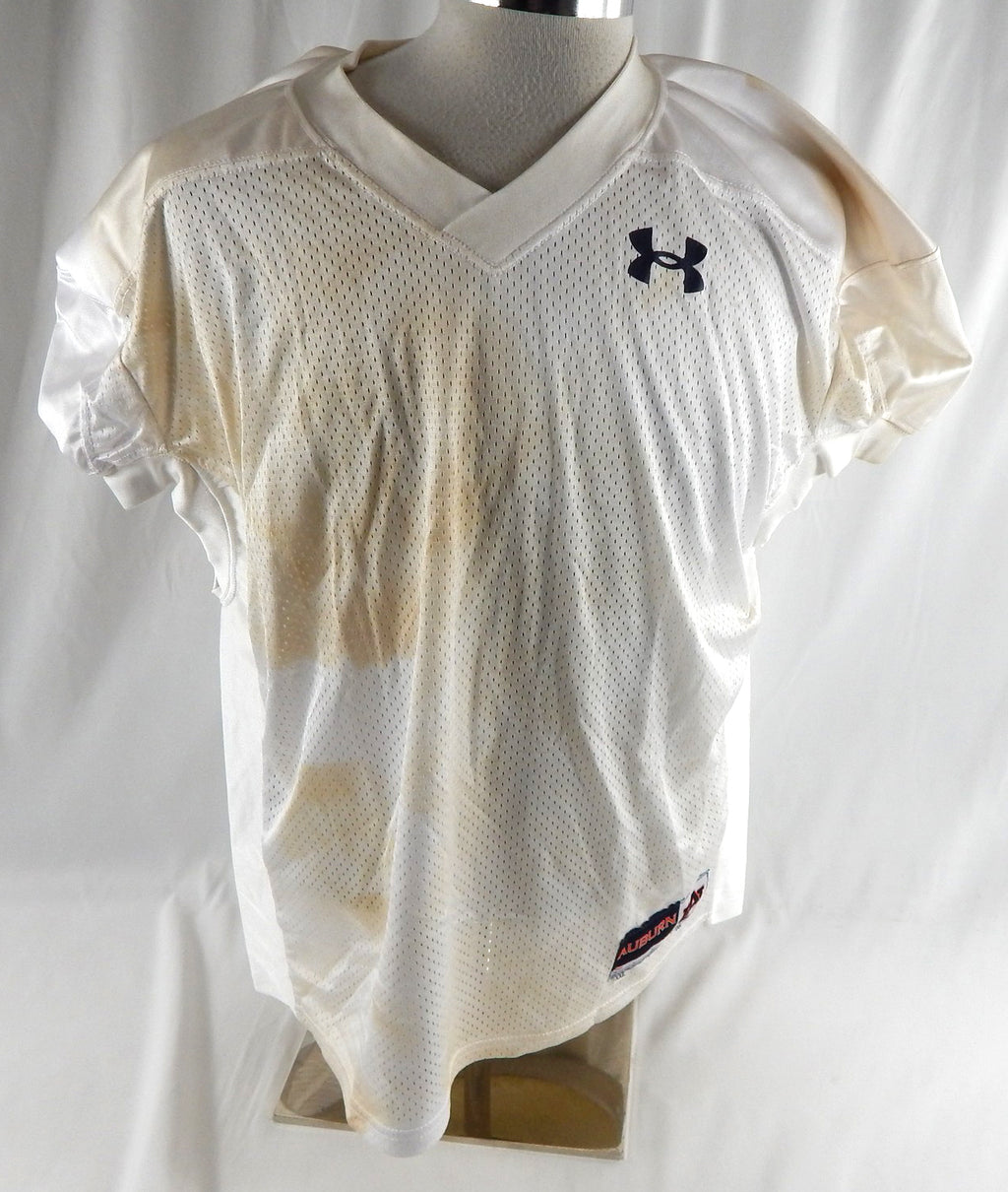 2006 Auburn Tigers Blank Game Issued White Practice Jersey XXL 929