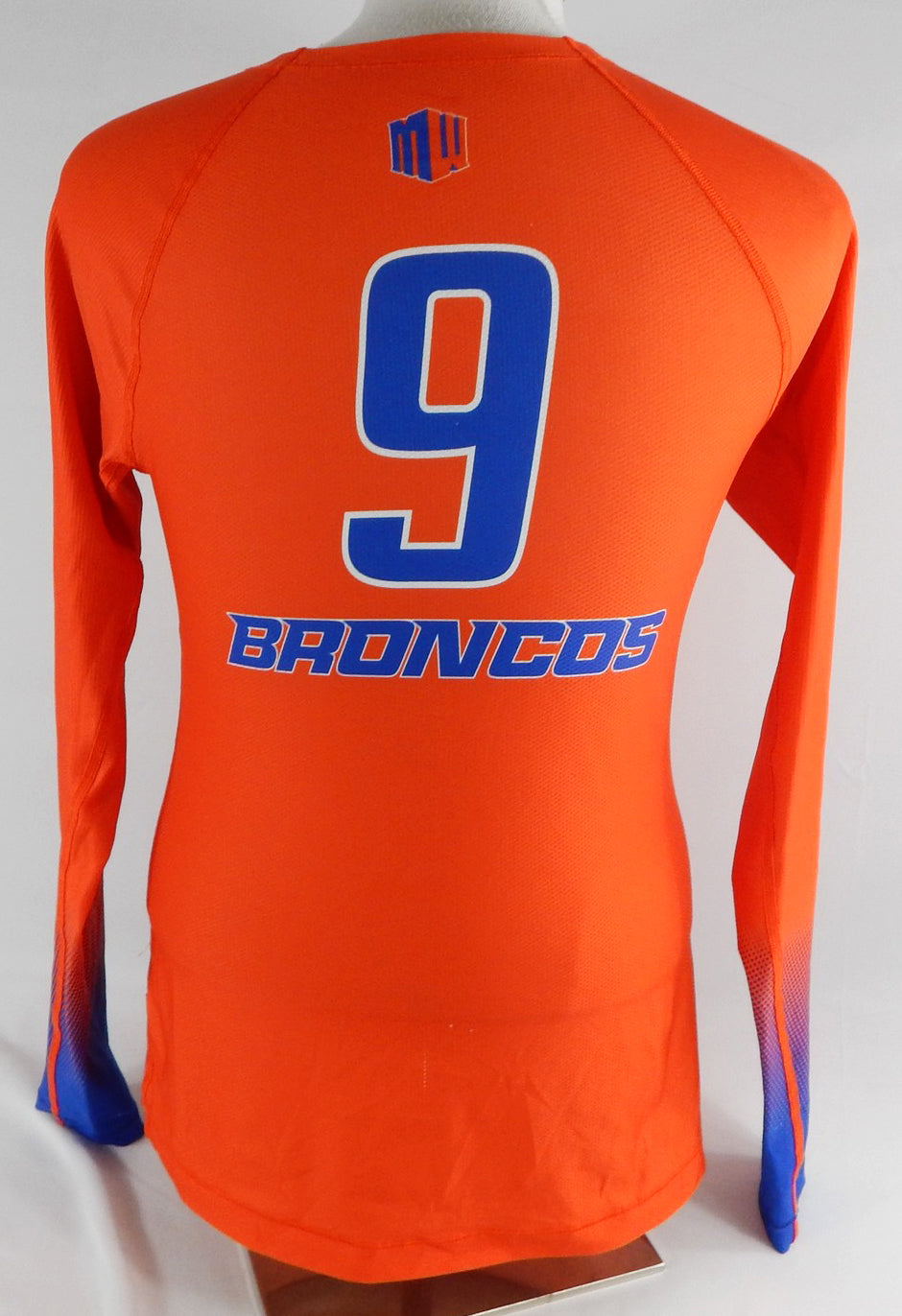 2022 Boise State Broncos #9 Game Used Orange Jersey Volleyball M 761 Pic2