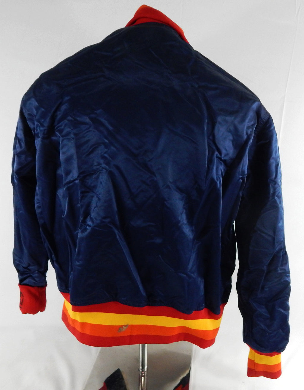 Houston Astros #75 Game Used Navy Bench Jacket 44 132 Pic2