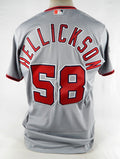 2019 Washington Nationals Jeremy Hellickson #58 Game Issued Grey Jersey WS P
