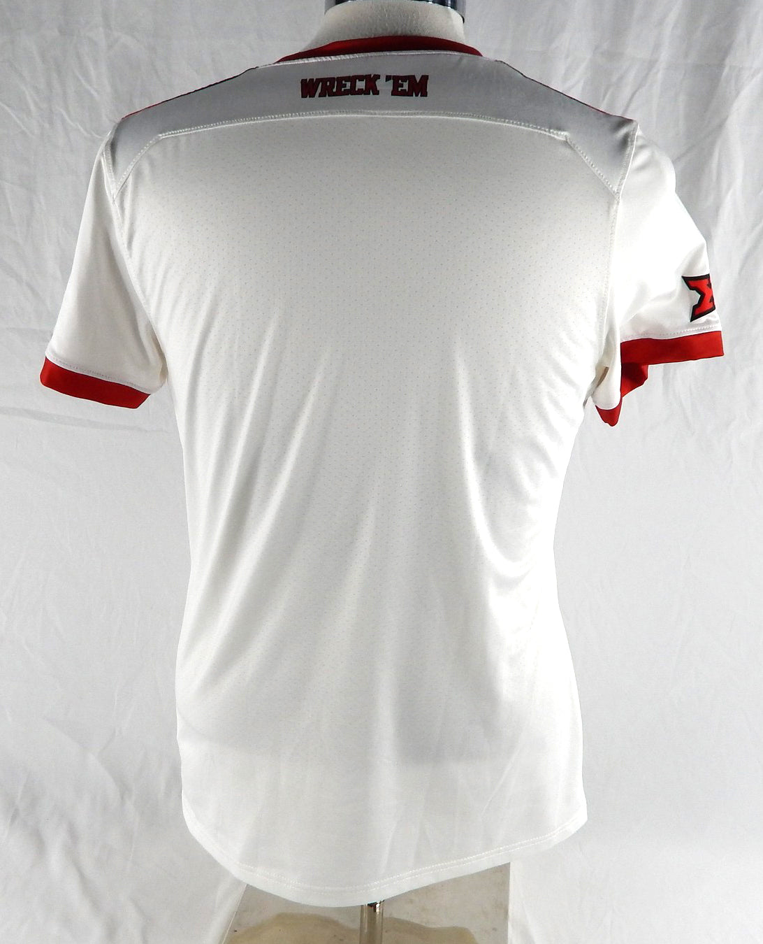 2020 Texas Tech Red Raiders Blank Game Issued White Jersey Womens Soccer L 746 Pic2