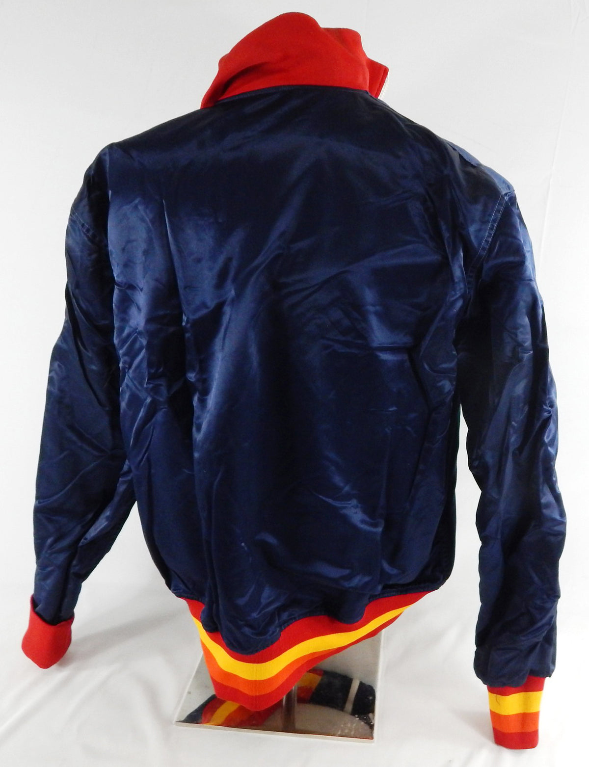 Houston Astros #30 Game Used Navy Bench Jacket XL 135 Pic2