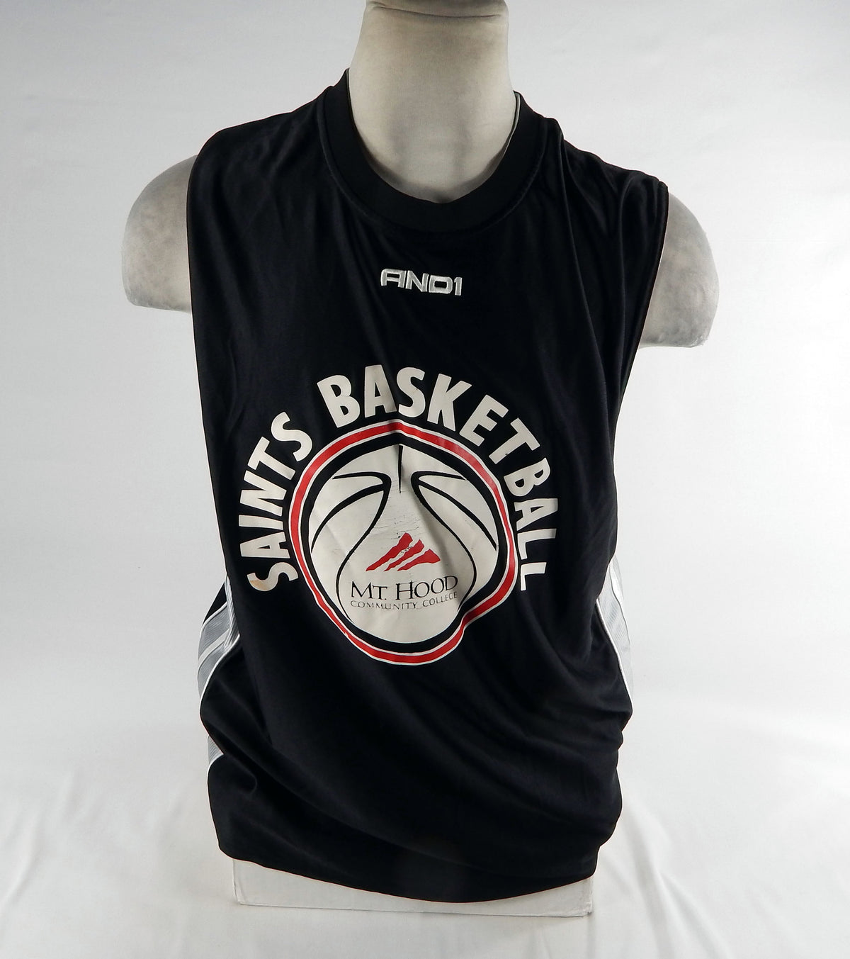 Mt Hood Saints #14 Game Used Black Practice Jersey DP72077