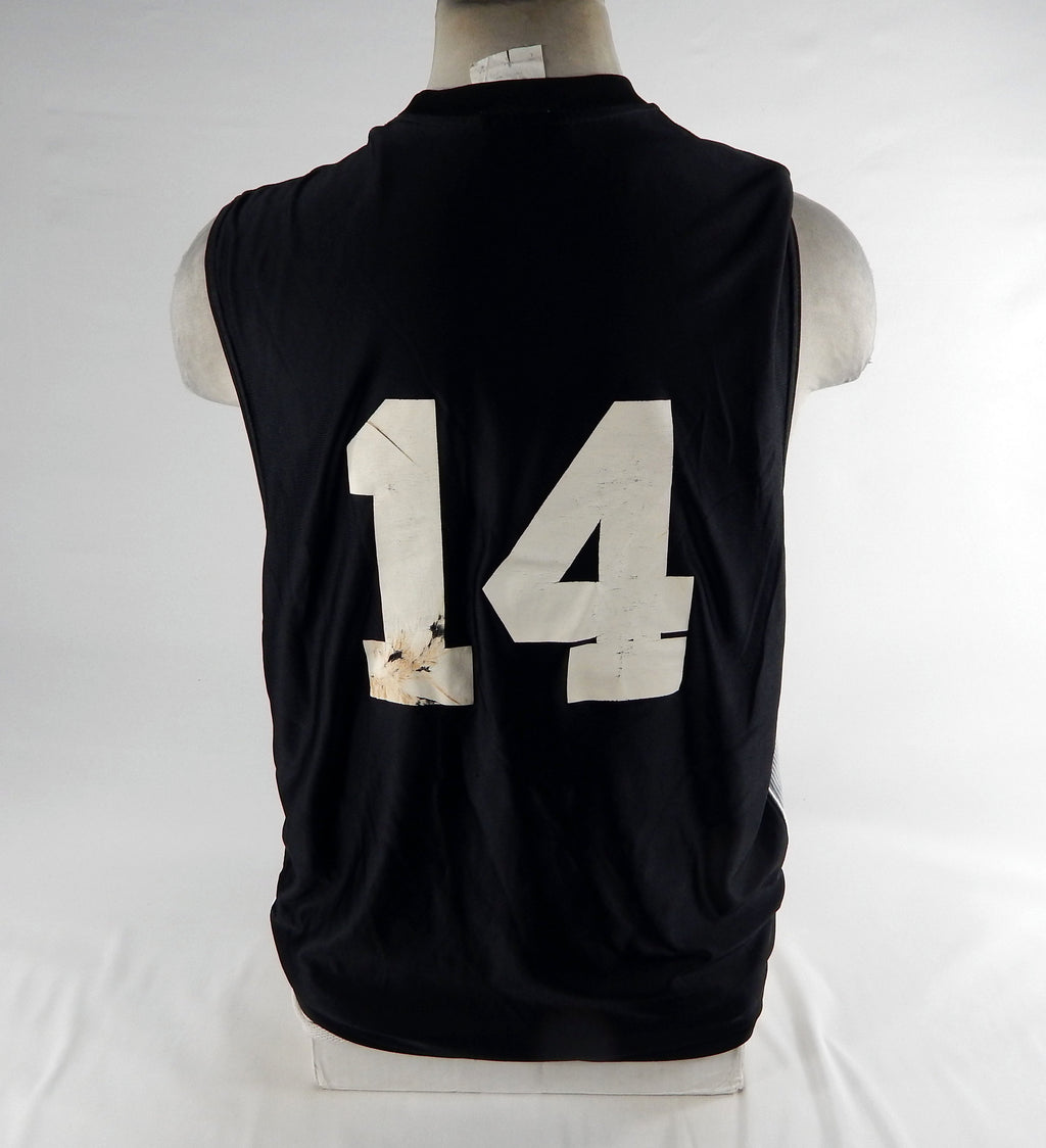 Mt Hood Saints #14 Game Used Black Practice Jersey DP72077 Pic2