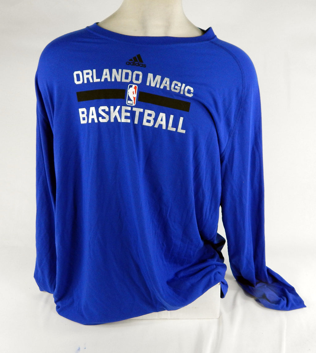2016-17 Orlando Magic Basketball Team Issued Blue Training Shirt 3XLT DP68320