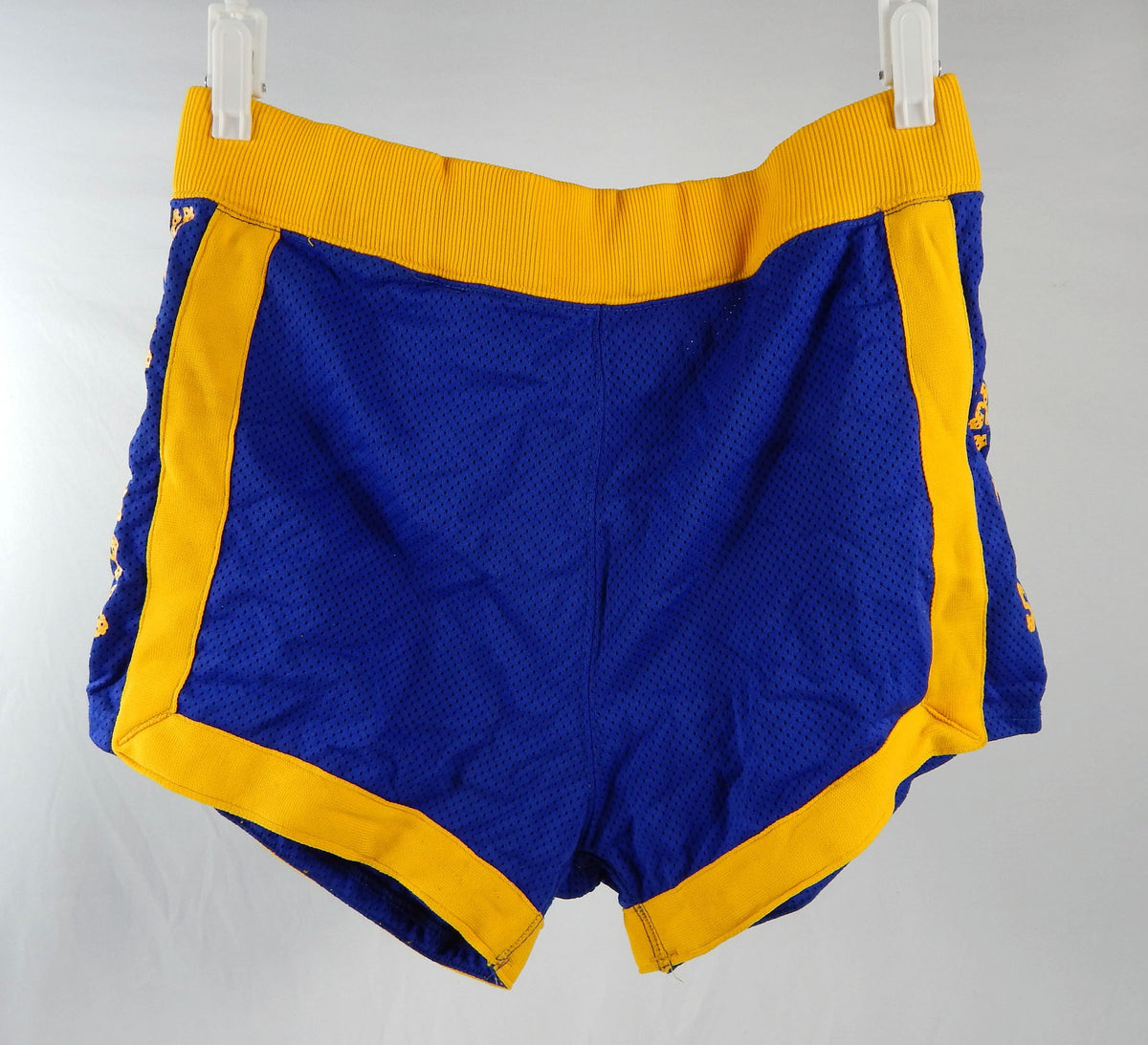 1980s Golden State Warriors #50 Game Used Blue Shorts 38 338