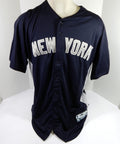 2013 New York Yankees Vidal Nuno #34 Game Issued Pos Used Navy Jersey ST BP 48 9