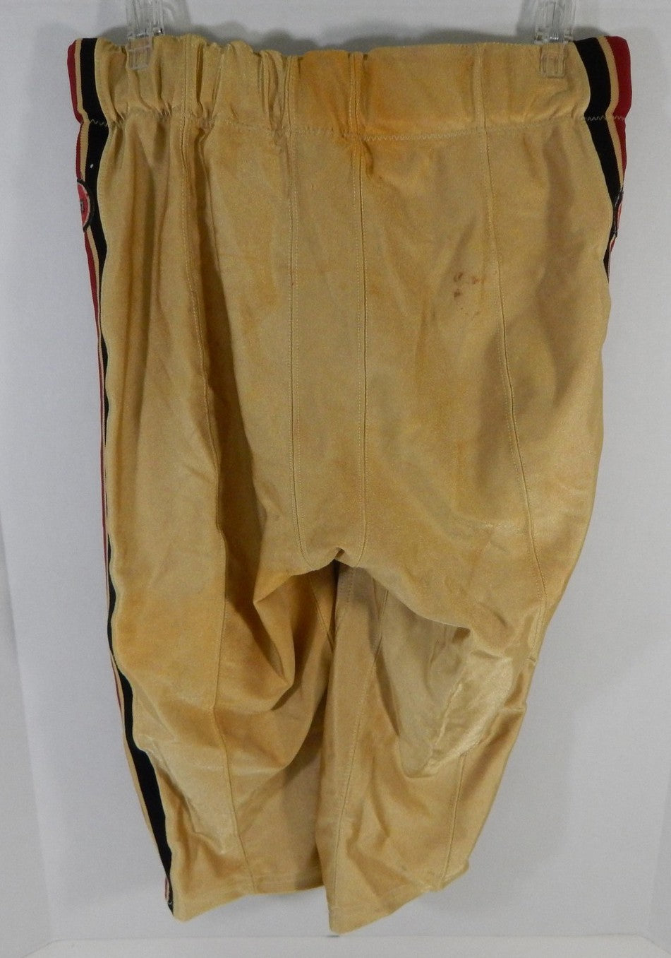 San Francisco 49ers Game Used Gold Football Pants 42 224 Pic2