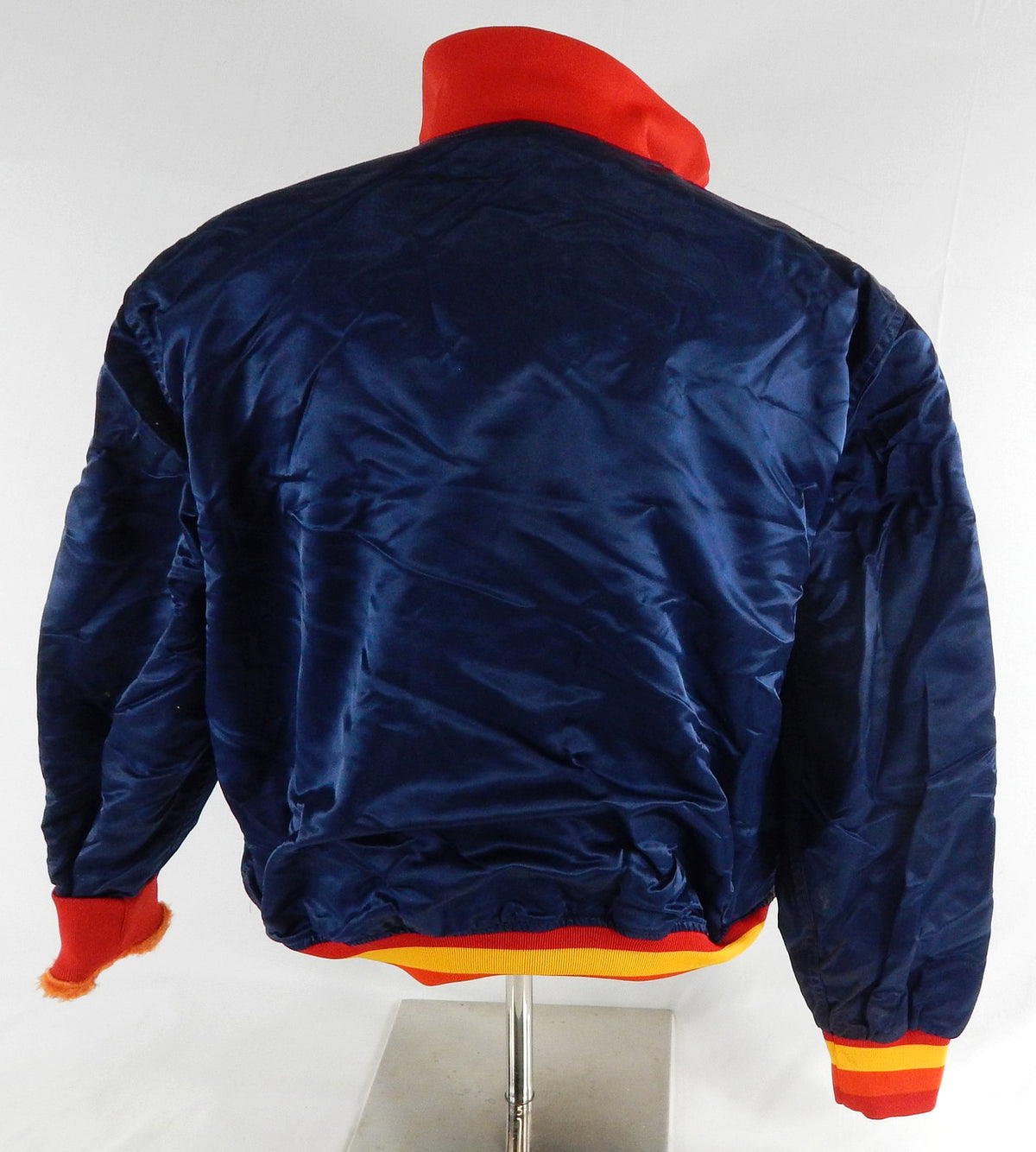 Houston Astros #20 Game Used Navy Bench Jacket 46 138 Pic2
