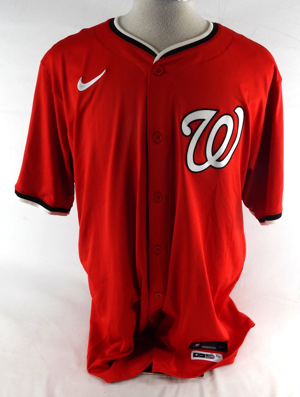 2025 Washington Nationals Henry Blanco #35 Game Issued Pos Used Red Jersey 52 6