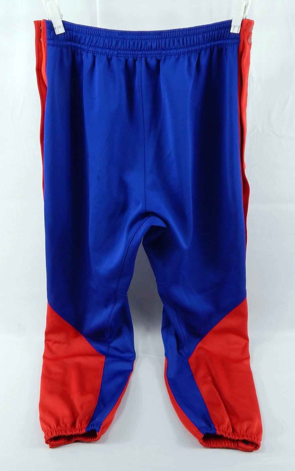 2024-25 Detroit Pistons Dennis Schroder #17 Game Used Blue Warm Up Pants XL 721 Pic2
