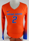 2022 Boise State Broncos #2 Game Used Orange Jersey Volleyball M DP105768