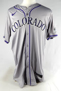 2024 Colorado Rockies Matt Koch #42 Game Issued Grey Jersey Jackie Robinson 5