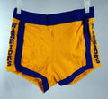 1980s Golden State Warriors #44 Game Used Yellow Shorts 38 345