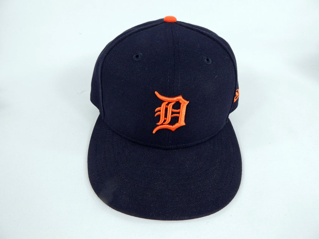 2023 Detroit Tigers Beau Brieske #4 Game Issued Pos Used Navy Hat 7.375 DP67189