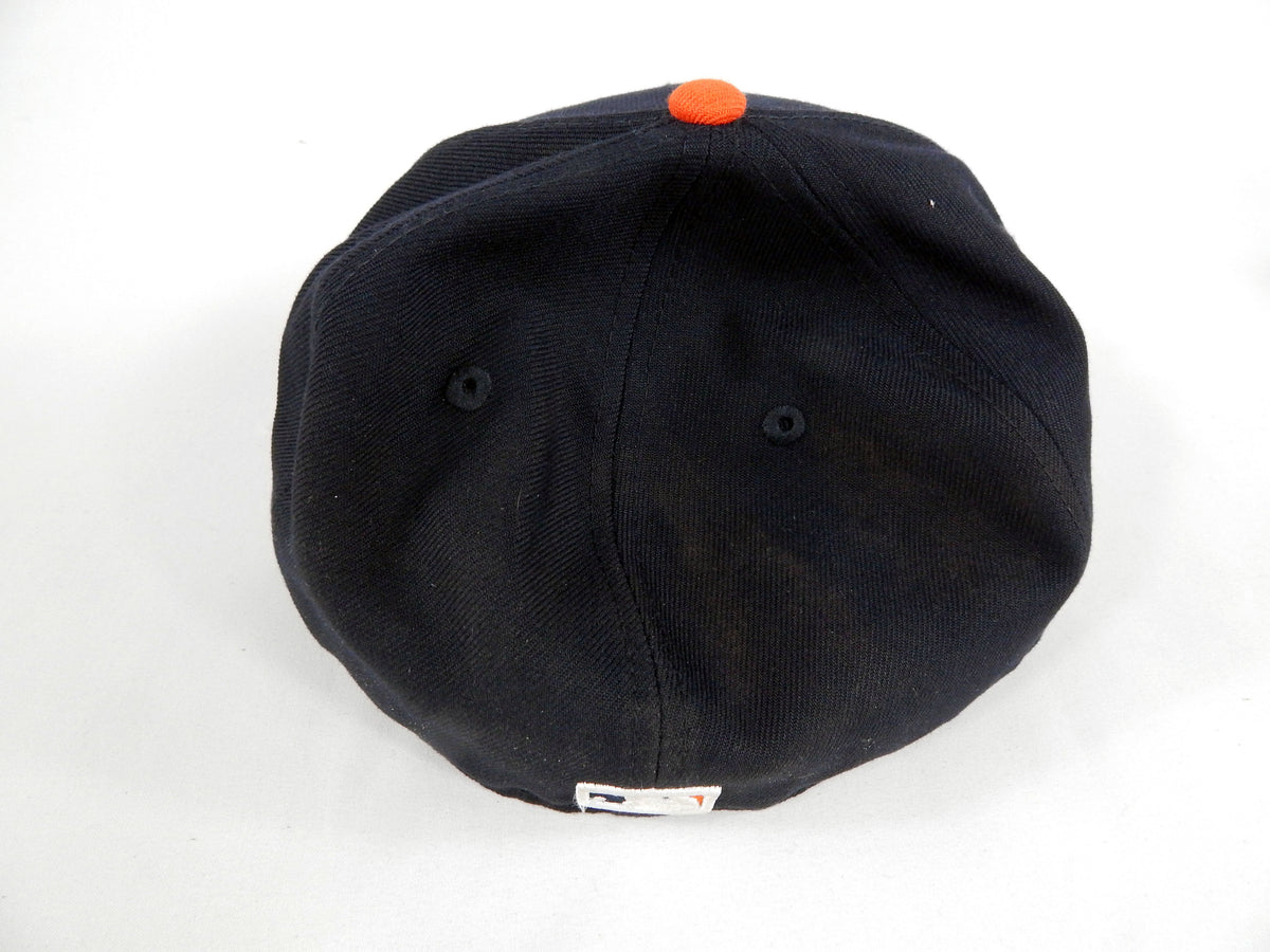2023 Detroit Tigers Beau Brieske #4 Game Issued Pos Used Navy Hat 7.375 DP67189 Pic2