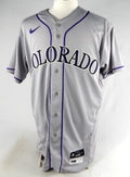 2023 Colorado Rockies Ryan Feltner #42 Game Used Grey Jersey Jackie Robinson D