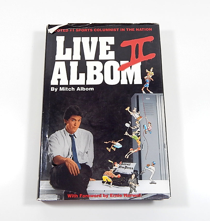 Mitch Albom Signed "Live Albom II" Hardcover Book Autograph Auto
